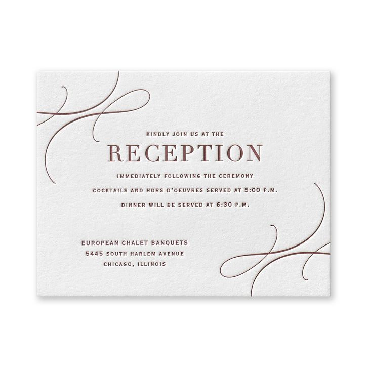 Reception Cards